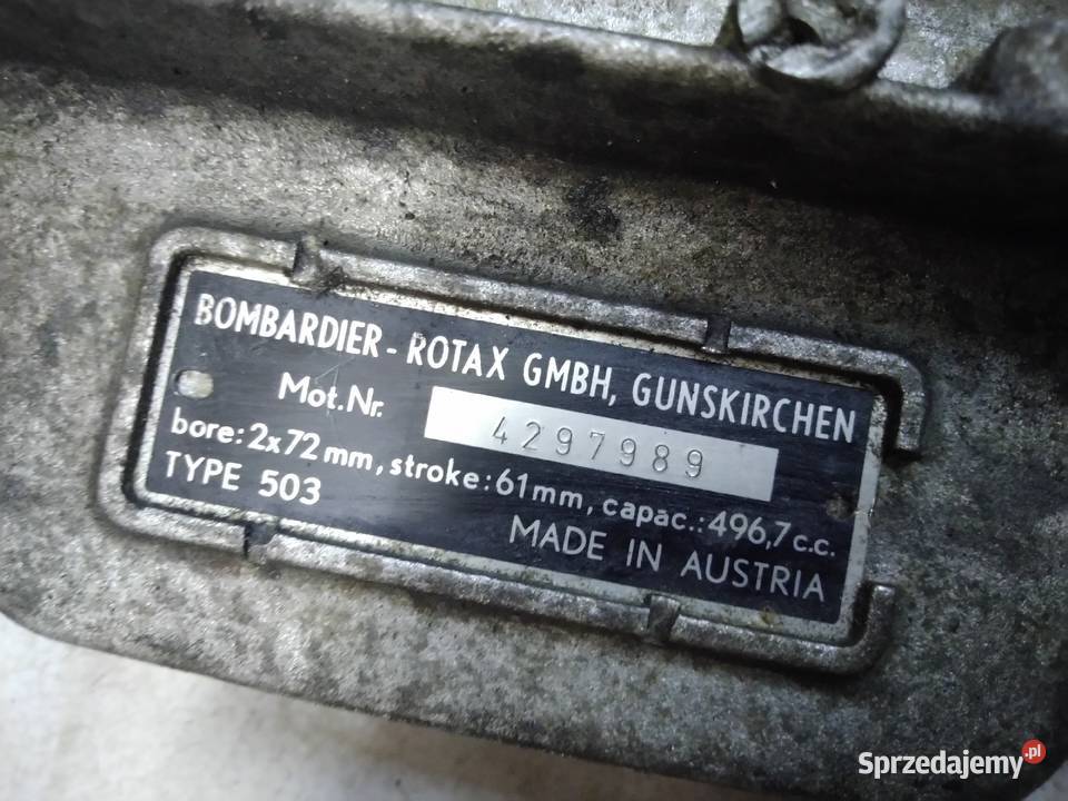 Rotax 503 części bombardier ski doo sea doo dolnośląskie Jelenia Góra