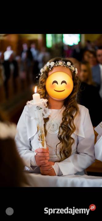 Sukienka alba komunijna z bolerkiem Sokola