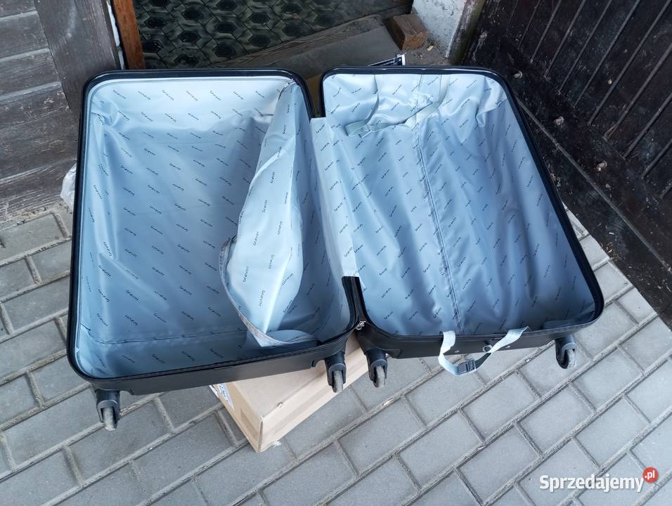 walizka duża xxl z kuferkiem na 4 kołach z abs Torby, plecaki i walizki Torby, plecaki i walizki Lublin