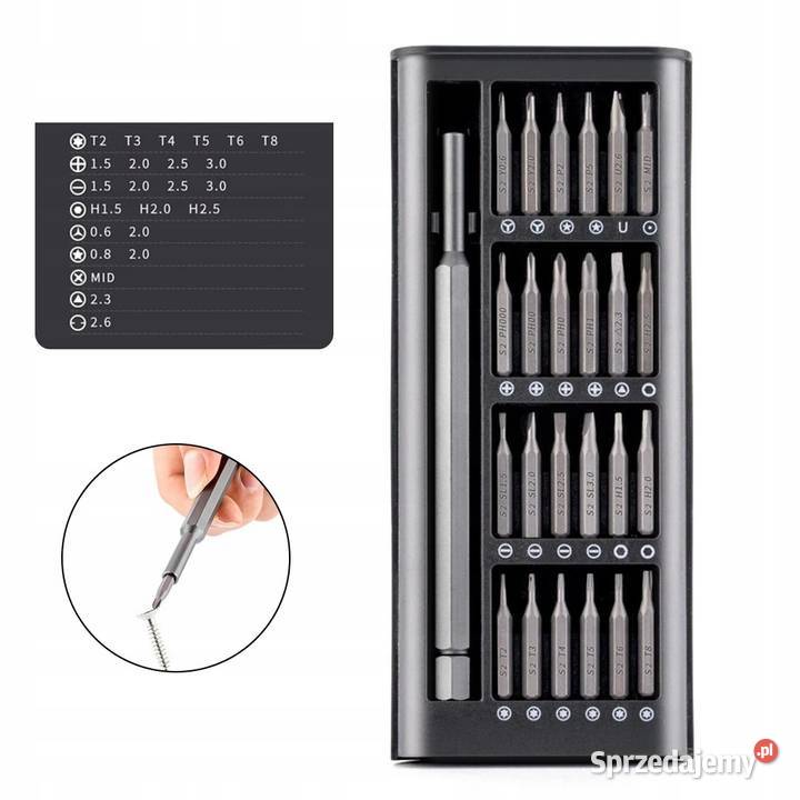 Zestaw Wkrętaków 25w1 Magnetyczne Mocowanie Etui małopolskie sprzedam