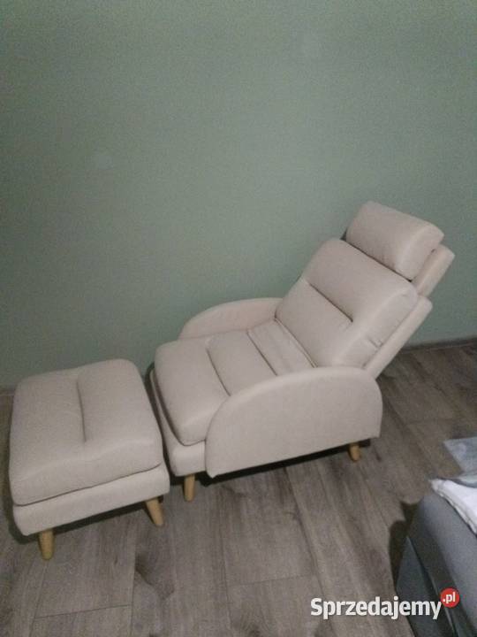 Fotel z podnóżkiem Gniezno