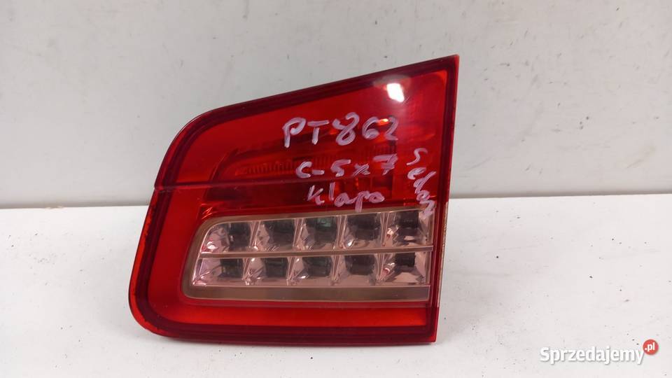 CITROEN C5 III X7 SEDAN LAMPA TYŁ PRAWA W KLAPĘ osobowe wielkopolskie Zbierkowo
