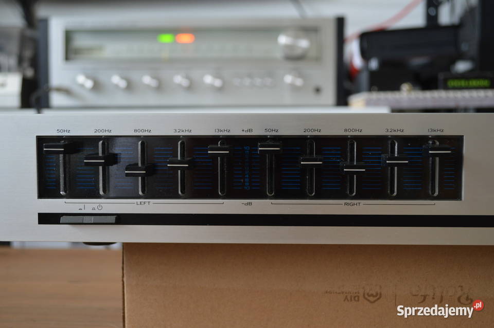 Korektor Equalizer KENWOOD GE80 Idealny Nowy Wzmacniacze i pokrewne Haczów