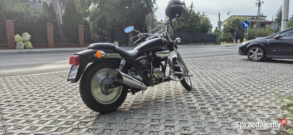 Daelim VT125 chopper szyba gmole piórnik zarejestrowany w Polsce Otwock