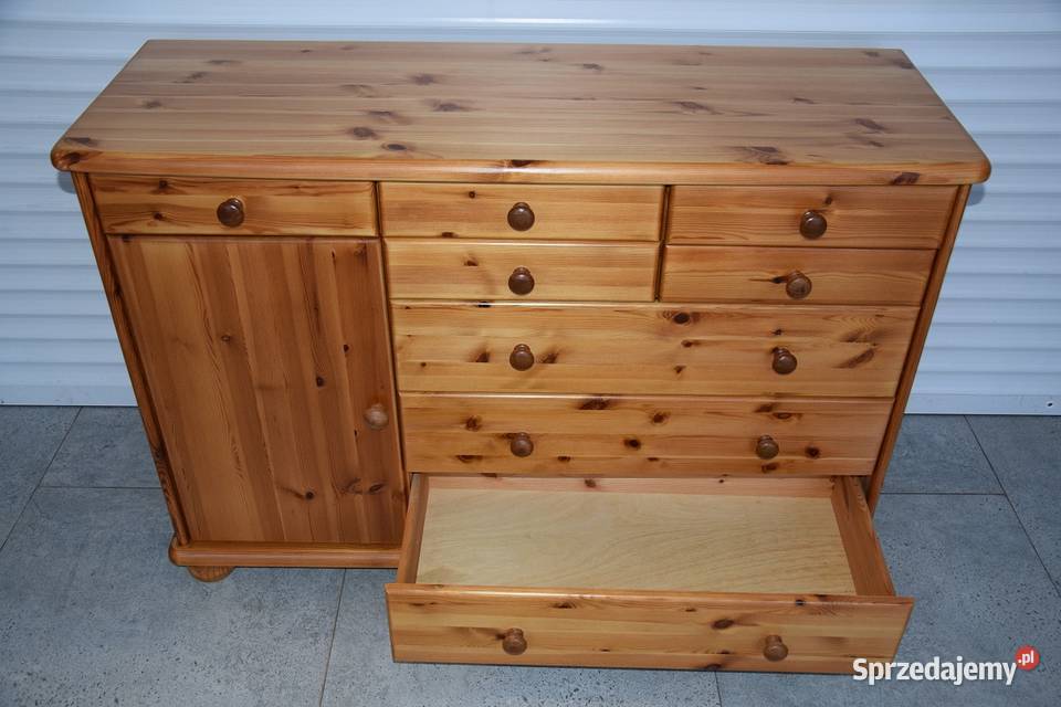 komoda z drewna sosnowego nowa