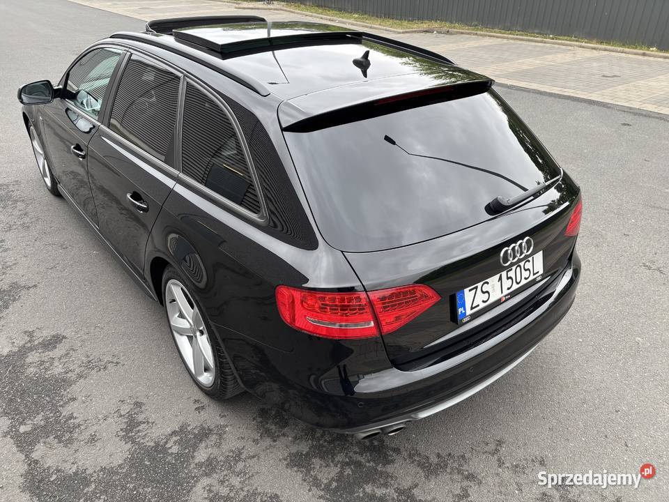 Audi A4 B8 Avant S line Czerń czujnik parkowania Szczecin