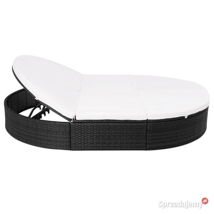vidaXL Łóżko ogrodowe z poduszką polirattan Warszawa