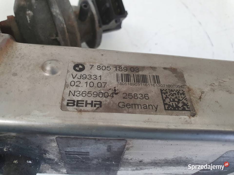 BMW E87 E90 E91 20 D CHŁODNICA SPALIN EGR osobowe Chełm sprzedam