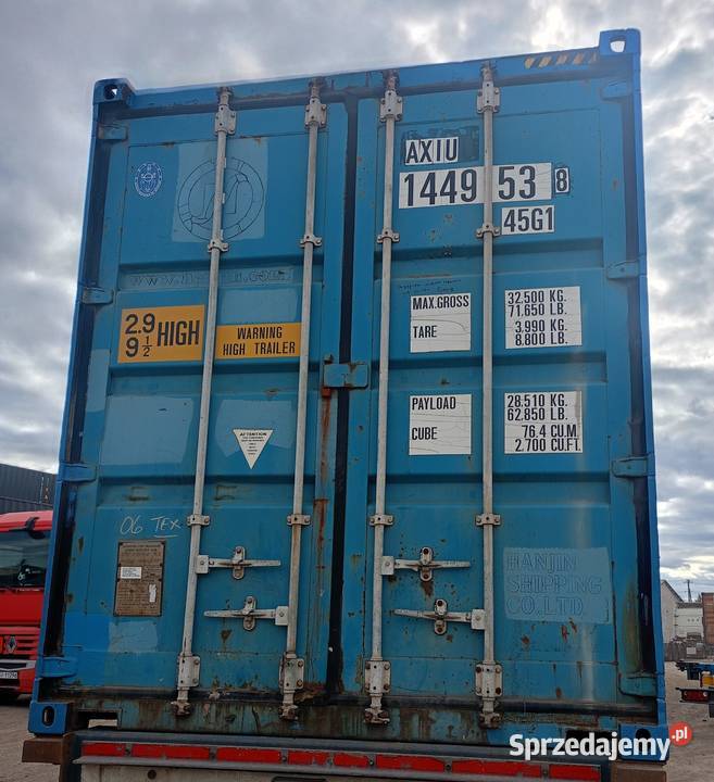 12m 40HC Kontener morski