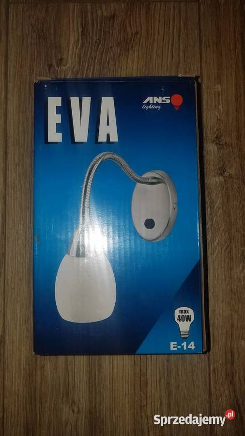Kinkiet EVA Ans Lighting E14 40W biały klosz Kinkiety Białystok