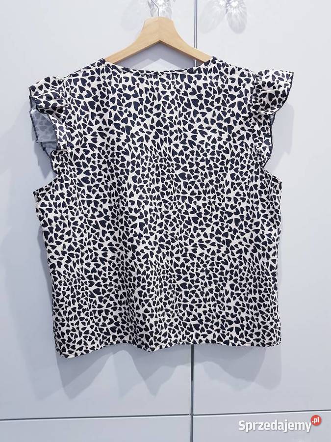Damska panterkowoserduszkowa bluzeczka brązowy/beżowy Dąbrowa Górnicza