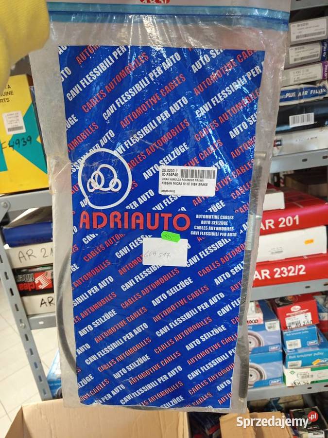 Linka hamulca ręcznego prawaNissan Micra Rozprza