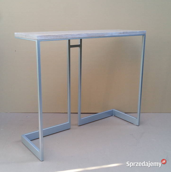 Konsola czarna loft dąb lity Radomsko sprzedam