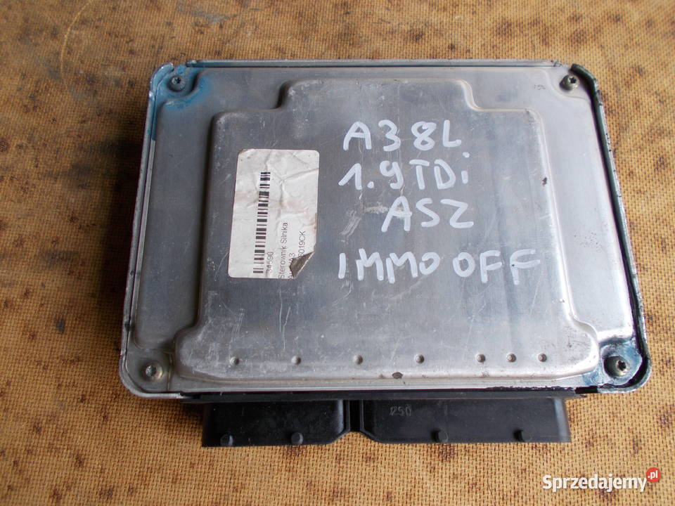 audi A3 19 tdi ASZ komputer IMMO OFF 038906019CK