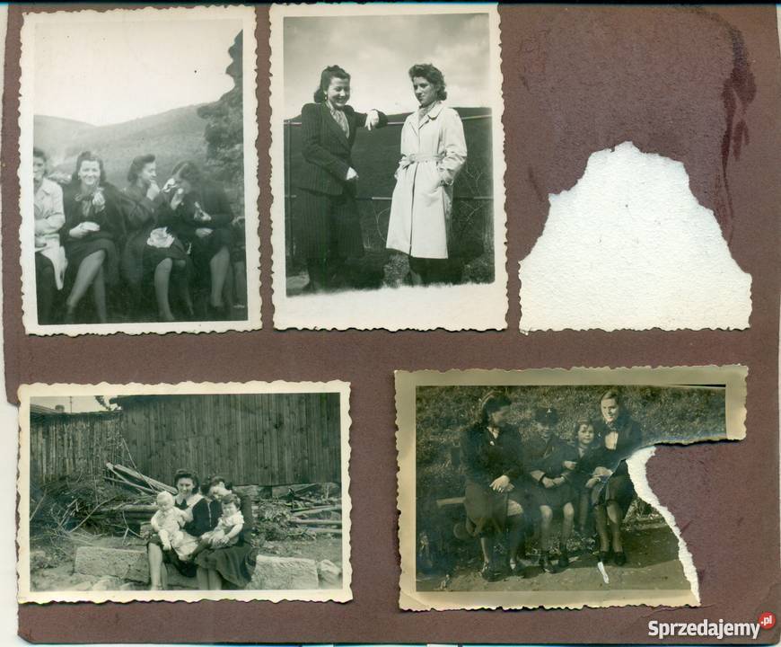 Stare fotografie kobiety dzieci wieża ciśnień Pocztówki i karty telefoniczne