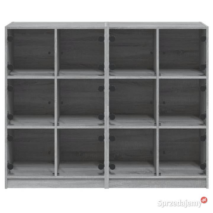 Biblioteczka z drzwiczkami szary dąb sonoma sprzedam