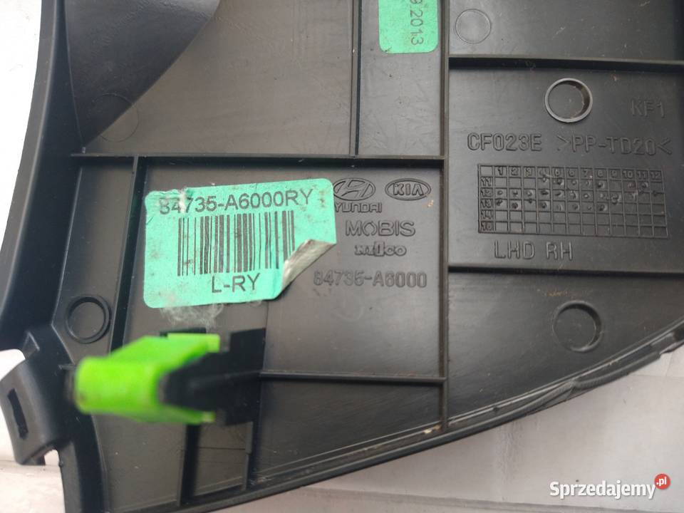 Zaślepka Deski Rozdzielczej Konsoli 84735A6000 Radziszów