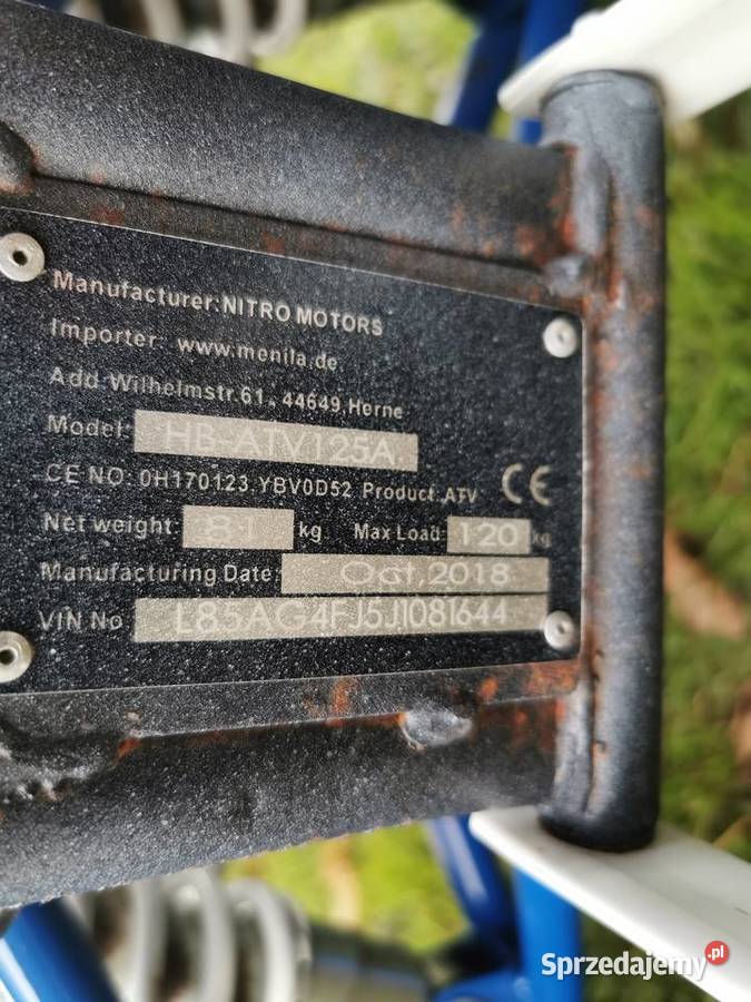 Quad Twojej pociechy Koła 7 biegi 1 1 benzyna sprzedam