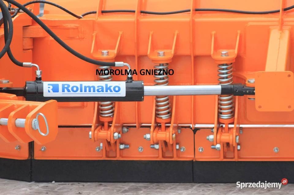 Pług śnieżny ciężki składany do śniegu strzałka Zabrze