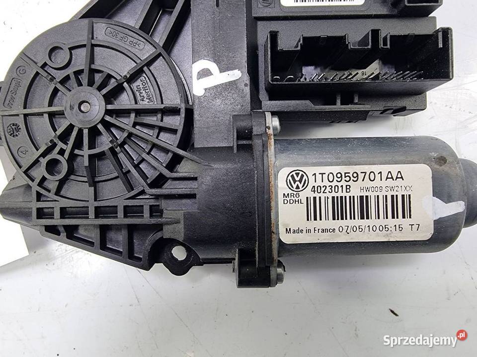 PODNOŚNIK SZYBY PP SKODA OCTAVIA II 1T0959701AA Lipno