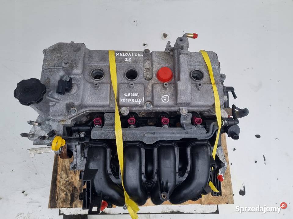 SILNIK KOMPLET Mazda3 Mazda 3 BK 16 16V 105 120 Rudka