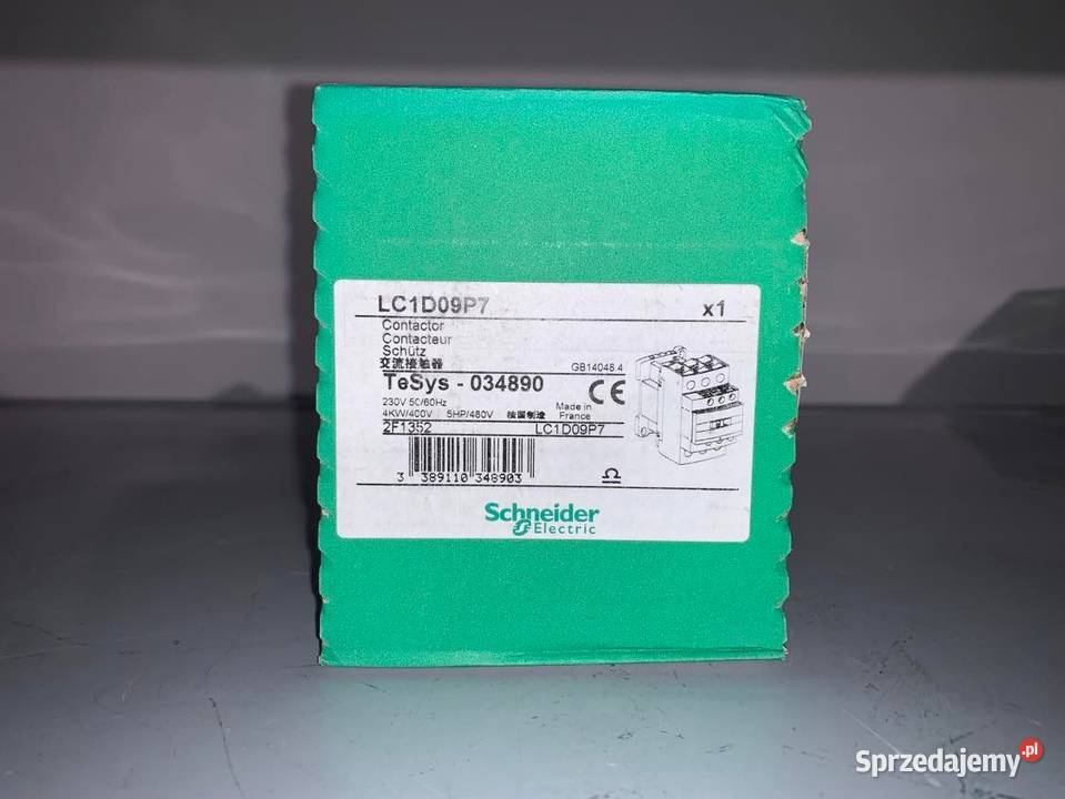 Schneider Electric Polska LC1D09P7 Stycznik mocy Warszawa sprzedam