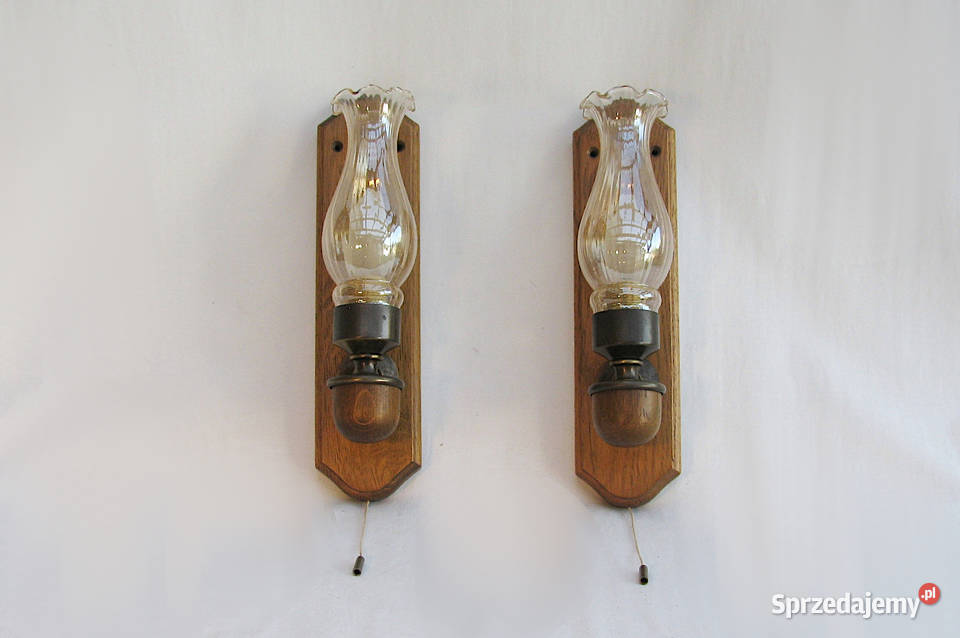 2 kinkiety mosiądz Szczecinek