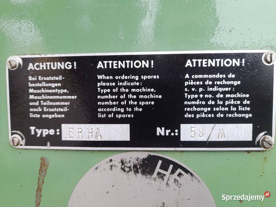 Tokarka Hempel ERHA Wejherowo