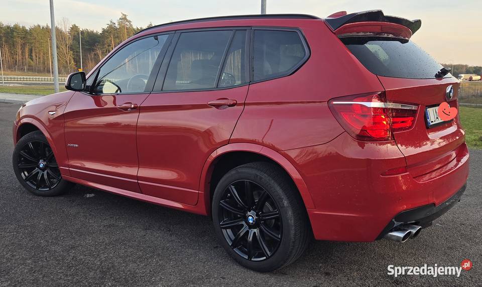 BMW X3 F25 MPakiet 30i 306HP 146kkm 2015r X3 Modliborzyce