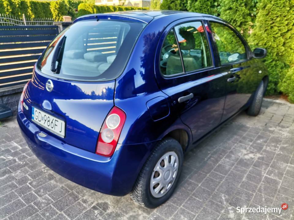 Nissan Micra 12 benzyna 4 drzwiowa 2003 Micra Nissan Koteże