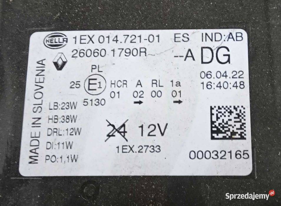 Renault Trafic IV Full Led reflektory lampy Przeźmierowo