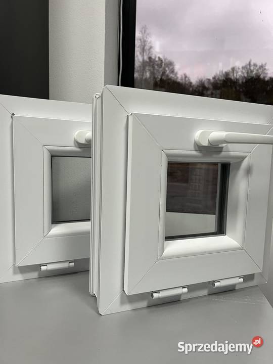 okno 40x40 PCV nowe białe na stanie wysyłka Zgierz sprzedam