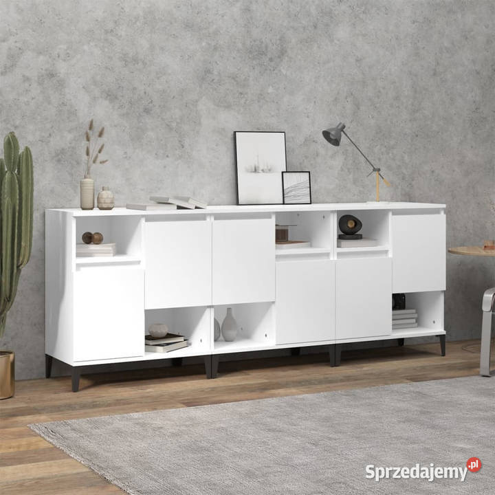 Komody 3 białe 60x35x70 materiał drewnopochodny Warszawa