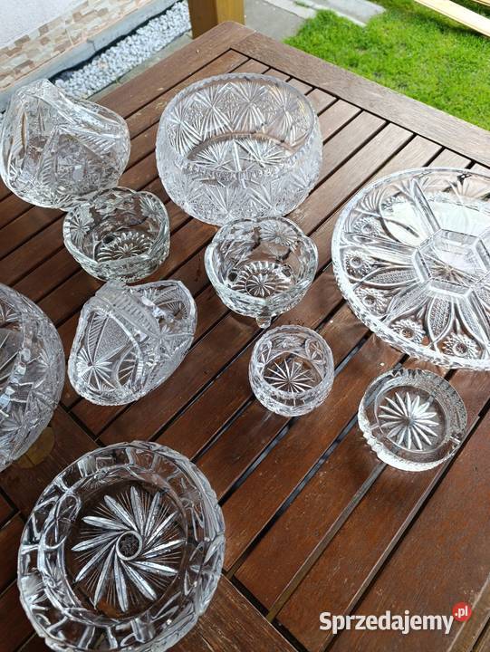 Kryształy PRL zestaw Tczew