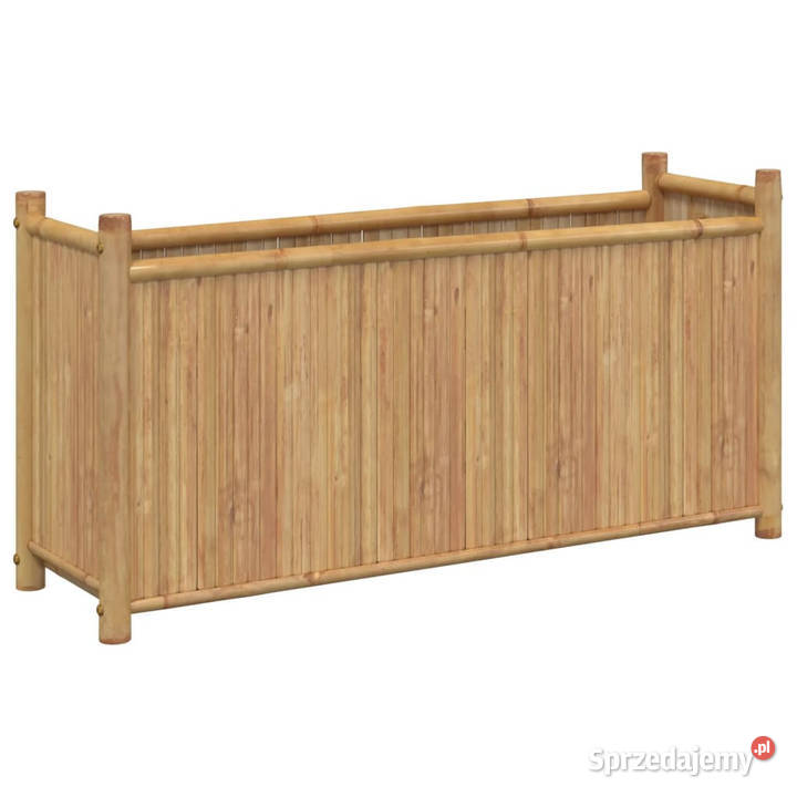Donica 100x30x50 bambusowa WM366463 mazowieckie Warszawa