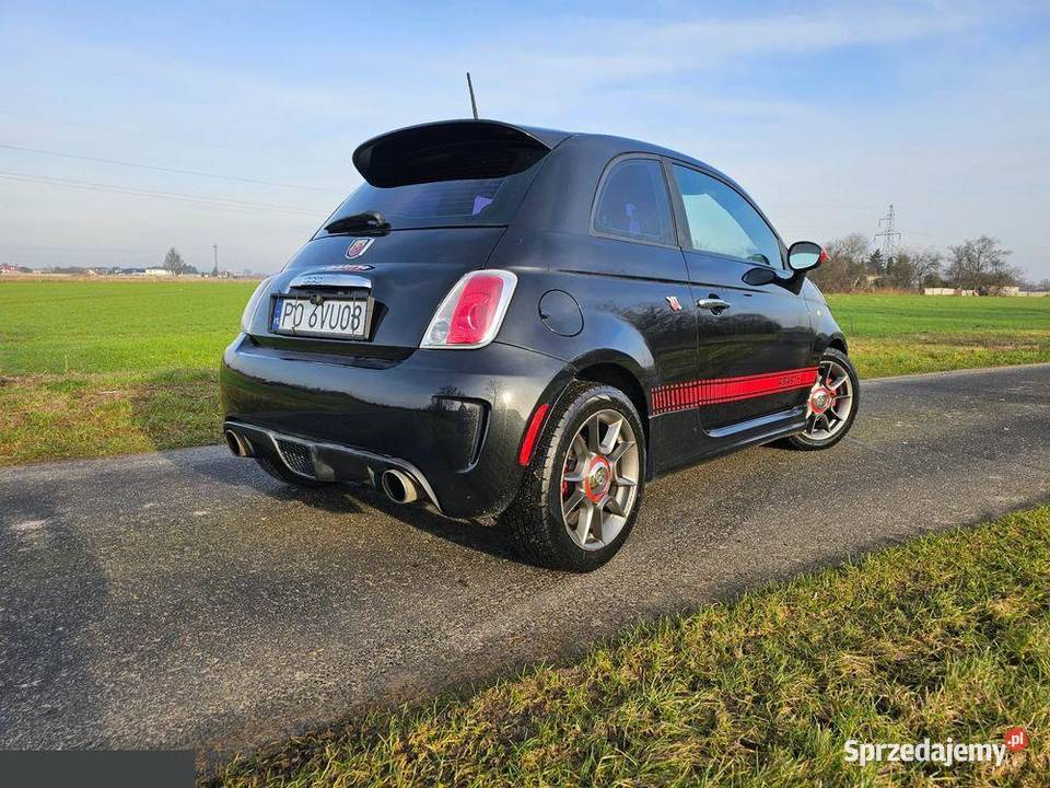 Abarth 500 14 Benzyna 145 2014r doinwestowany wielkopolskie Poznań