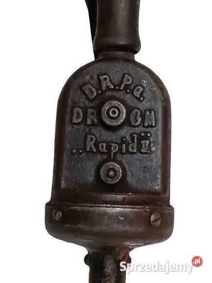 Stara Ręczna Wiertarka do Drewna DRPa DR GM Rzeszów
