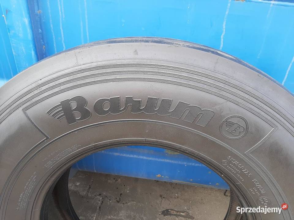 Opona używana ciężarowa 31580R225 BARUM BF 200 Zaścianki