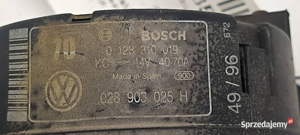 ALTERNATOR VOLKSWAGEN POLO 028903025H Lipno sprzedam