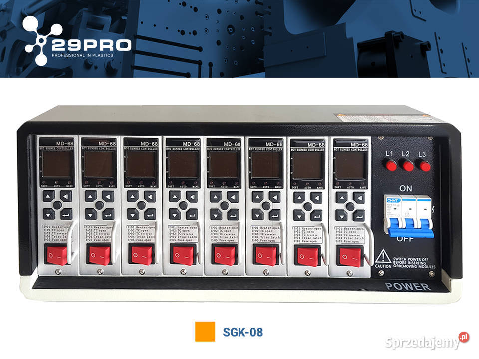 STEROWNIK TERMOREGULATOR GORĄCYCH KANAŁÓW 8 Produkcja Produkcja Sosnowiec