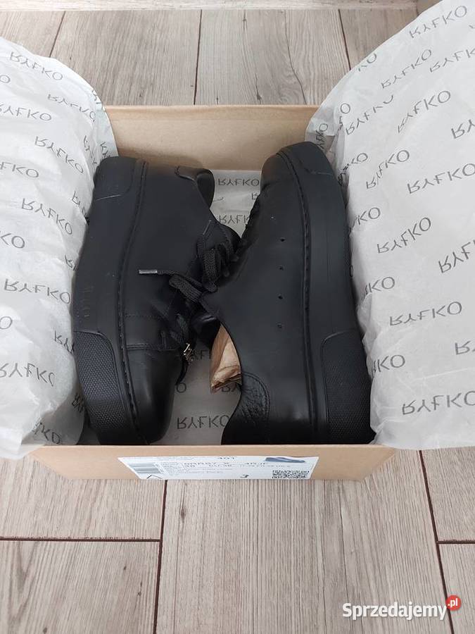Buty półbuty damskie skórzane Ryłko czarne 38