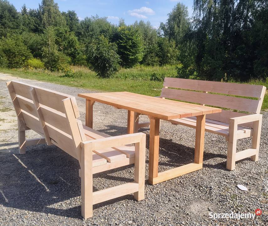 Zestaw mebli ogrodowych z olchy lubelskie