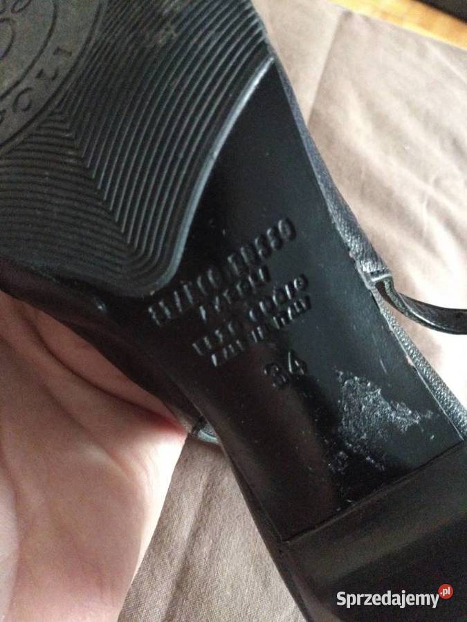 Unikatowe czarne szpilki Franco Russorozmiar Radom sprzedam