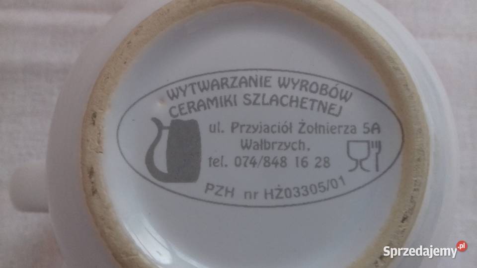 Mlecznik ceramiczny z Wałbrzycha Vintage do Kraków
