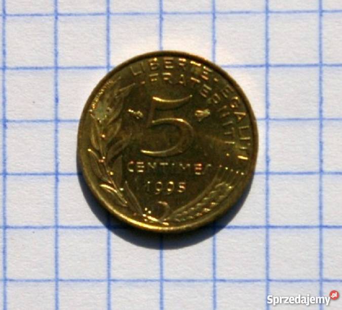 5 CENTIMES 5 CENTYMÓW 1995 FRANCJA