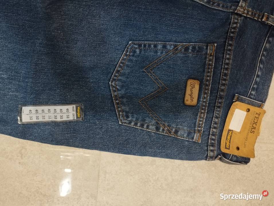 Nowe jeansy Wrangler Texas męskie W40 L32 mazowieckie Warszawa