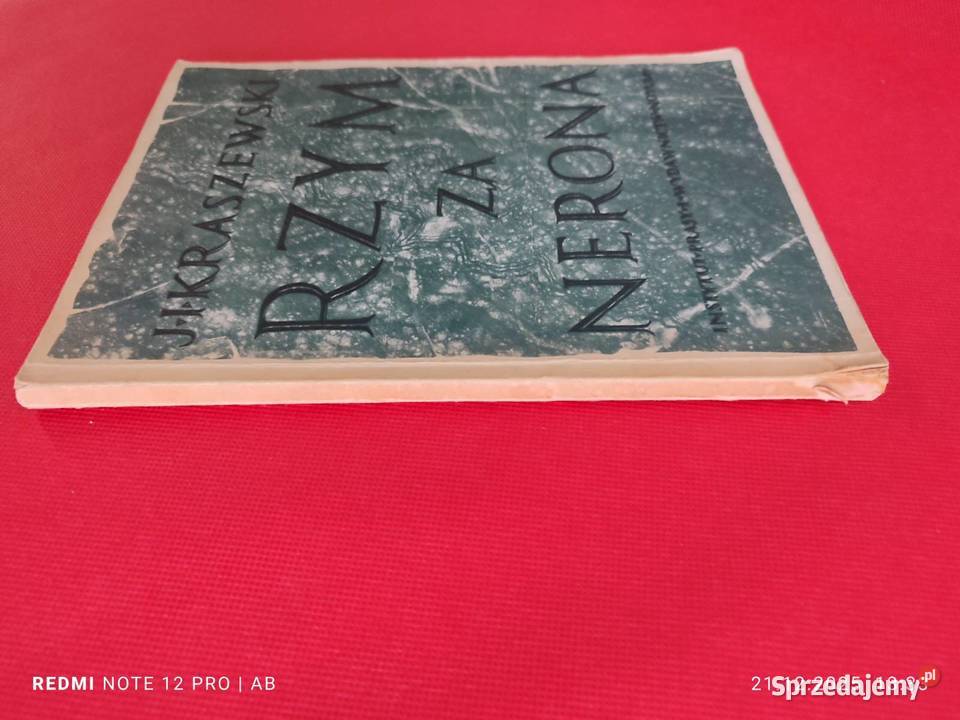 Rzym czasów Nerona J I Kraszewski wyd 1987 r Katowice