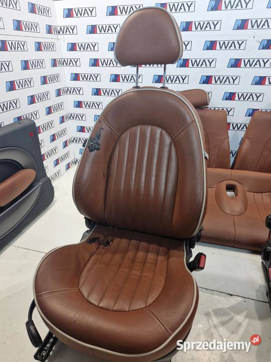 MINI R52 CABRIO FOTELE WNĘTRZE KOMPLET SKÓRA dolnośląskie sprzedam