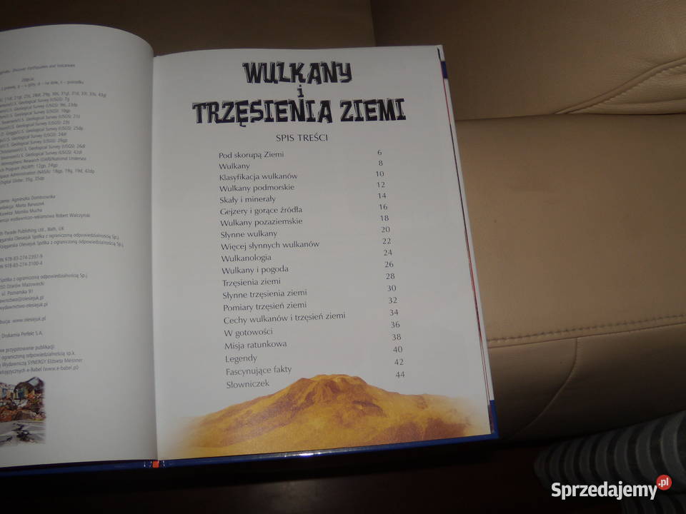 Wulkany i trzęsienia Ziemi Odkrywanie świata miękka Książki dla dzieci Warszawa sprzedam