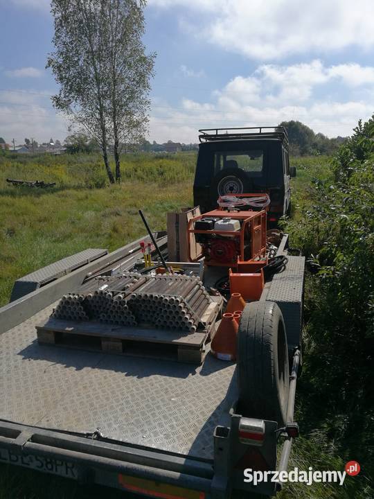 Mini wiertnica sterowana bez płuczki